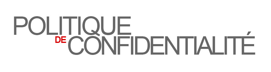 Politique de confidentialité